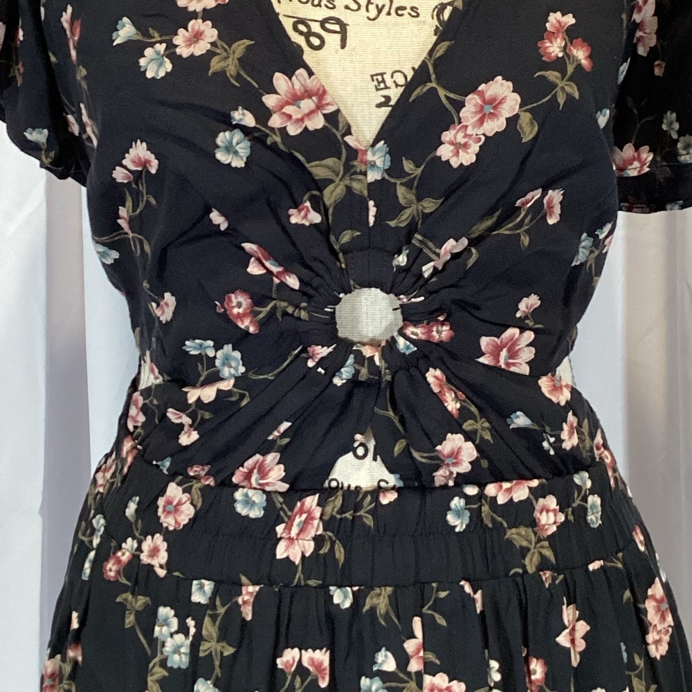 32. American Eagle Black Mini Dress EUC Size Large - Picture 4 of 6